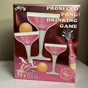 Prosecco Pong Drinking Game